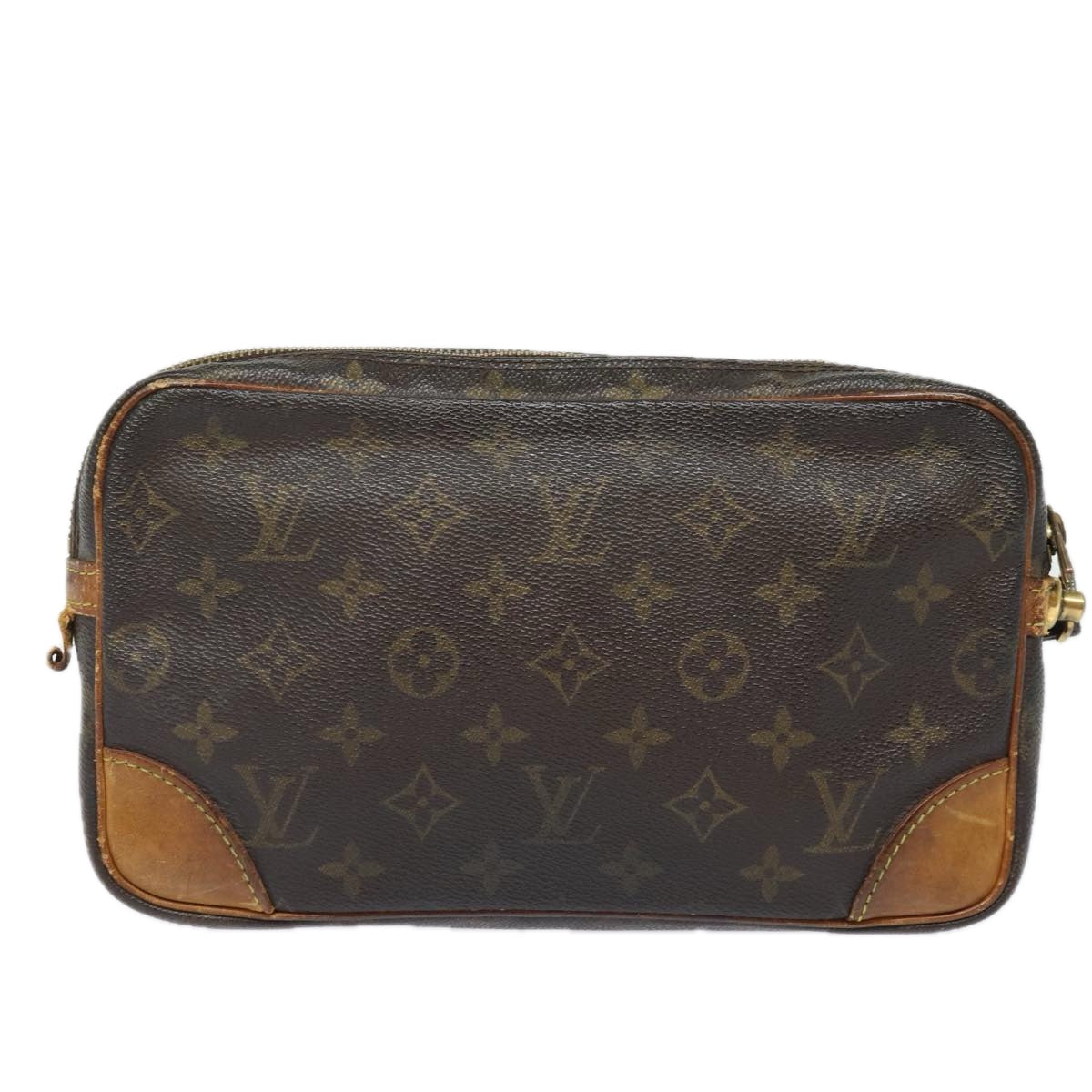 LOUIS VUITTON Monogram Marly Dragonne GM Clutch Bag M51825 LV Auth 78382 - 0