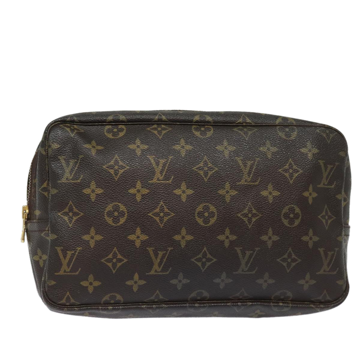 LOUIS VUITTON Monogram Trousse Toilette 28 Clutch Bag M47522 LV Auth 78383