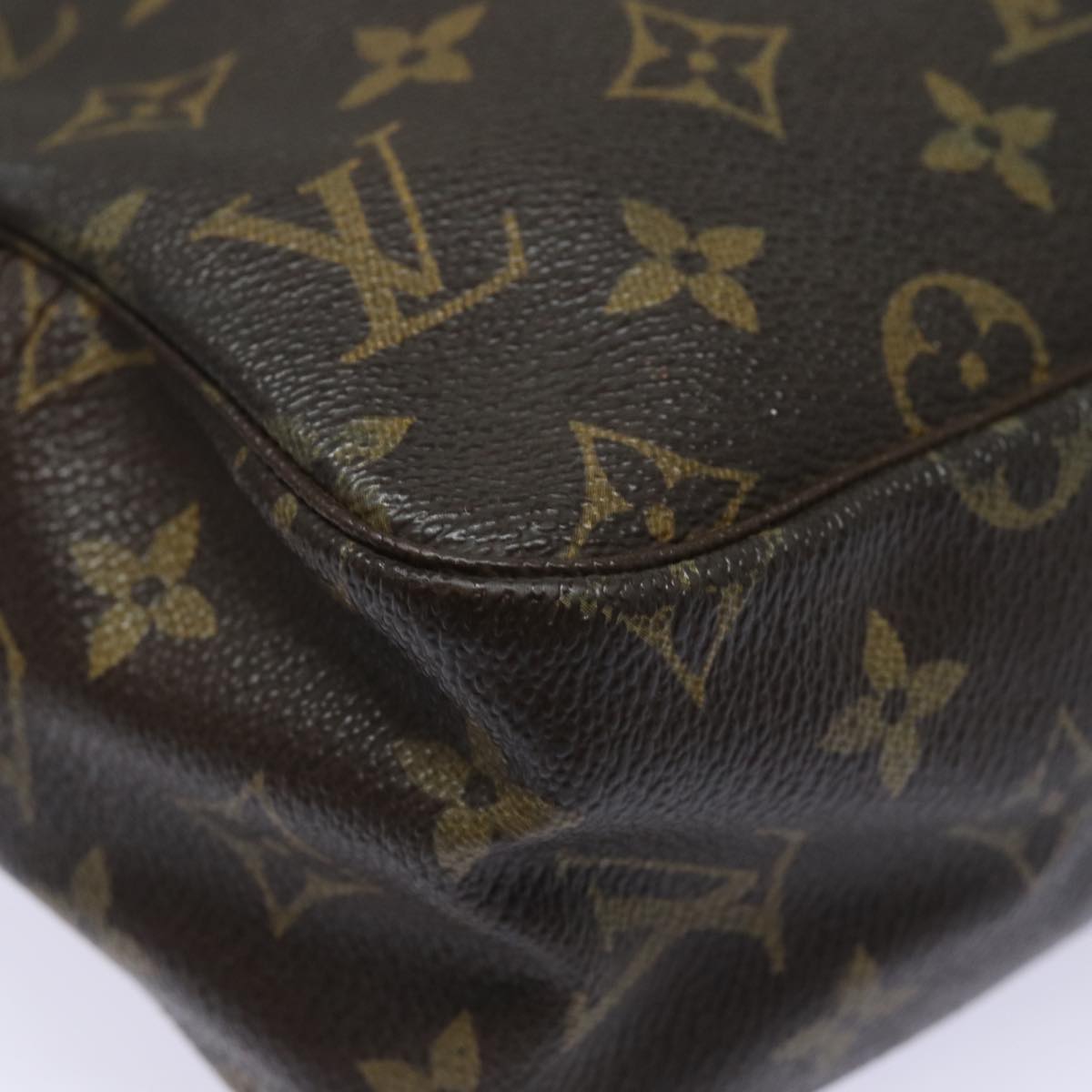 LOUIS VUITTON Monogram Trousse Toilette 28 Clutch Bag M47522 LV Auth 78383