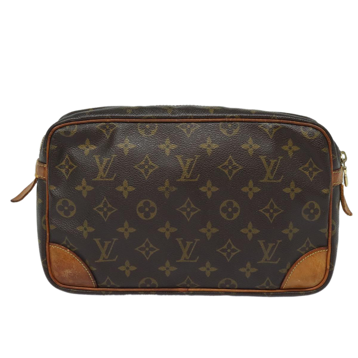 LOUIS VUITTON Monogram Compiegne 28 Clutch Bag L086 LV Auth 78385 - 0