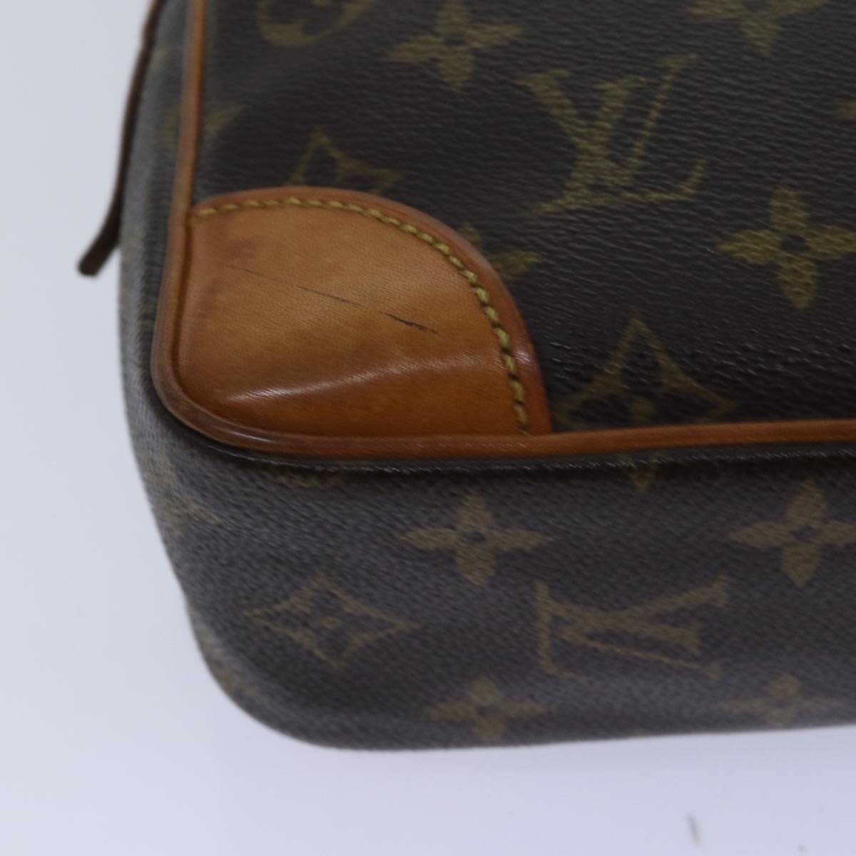 LOUIS VUITTON Monogram Compiegne 28 Clutch Bag M51845 LV Auth 78388