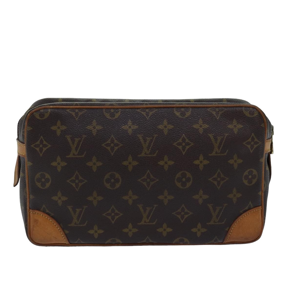 LOUIS VUITTON Monogram Compiegne 28 Clutch Bag M51845 LV Auth 78388 - 0