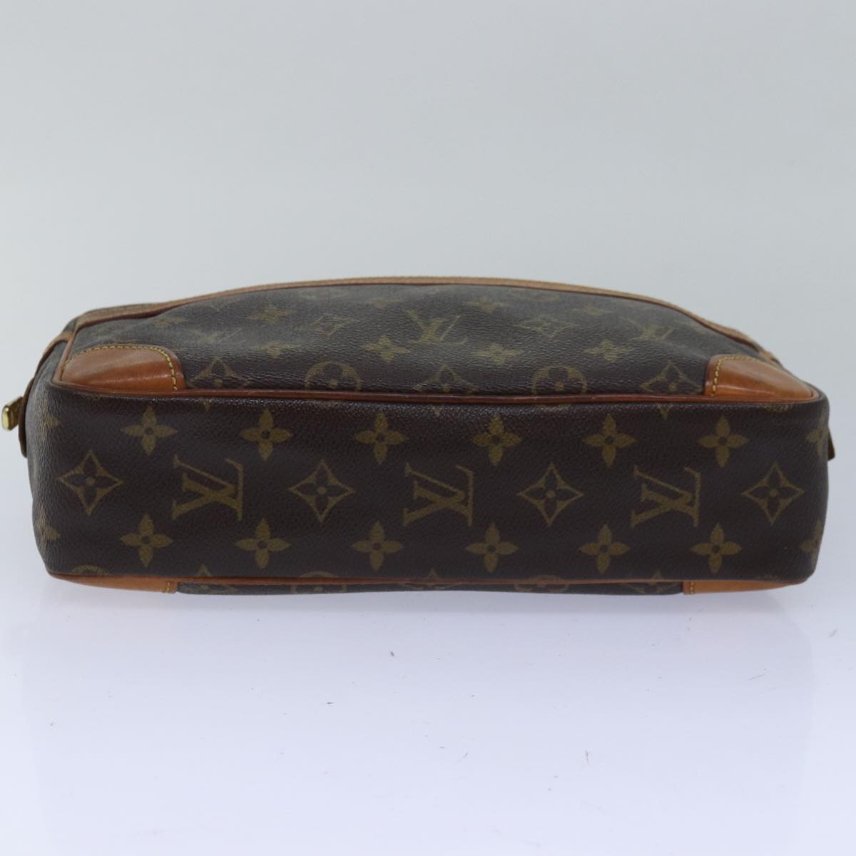 LOUIS VUITTON Monogram Compiegne 28 Clutch Bag M51845 LV Auth 78388