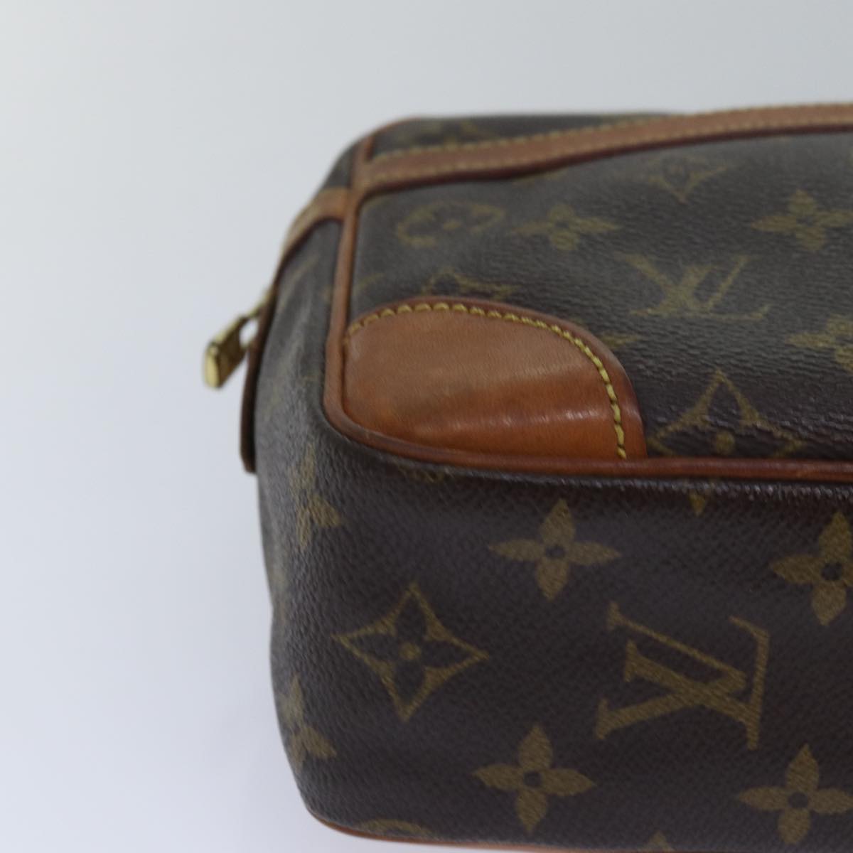 LOUIS VUITTON Monogram Compiegne 28 Clutch Bag M51845 LV Auth 78388