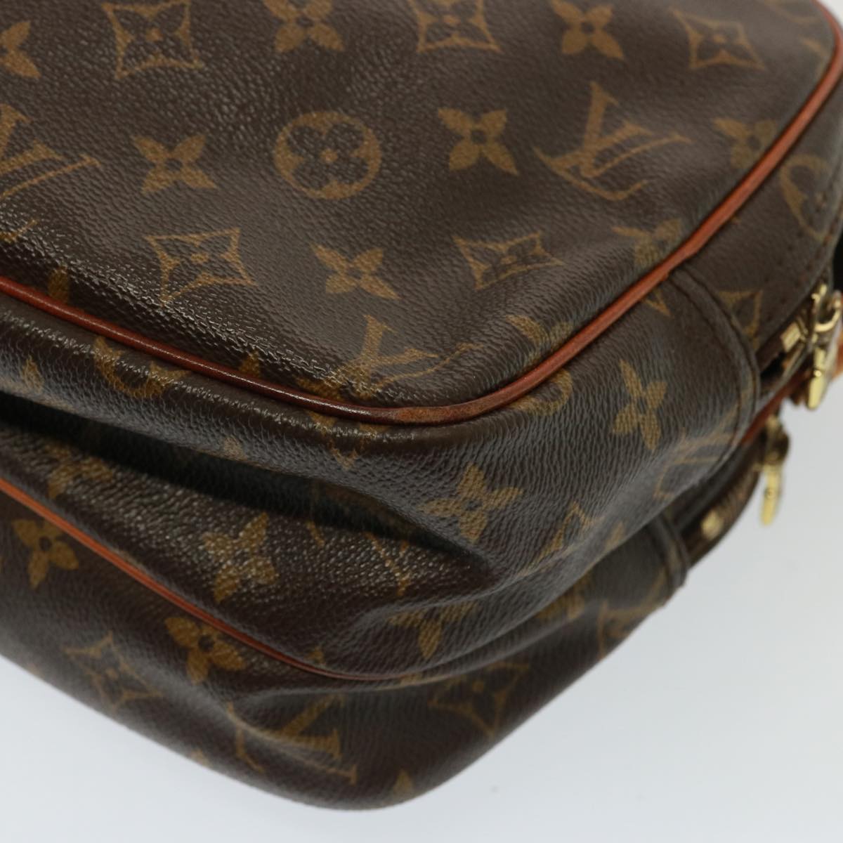 LOUIS VUITTON Monogram Reporter PM Shoulder Bag M45254 LV Auth 78389