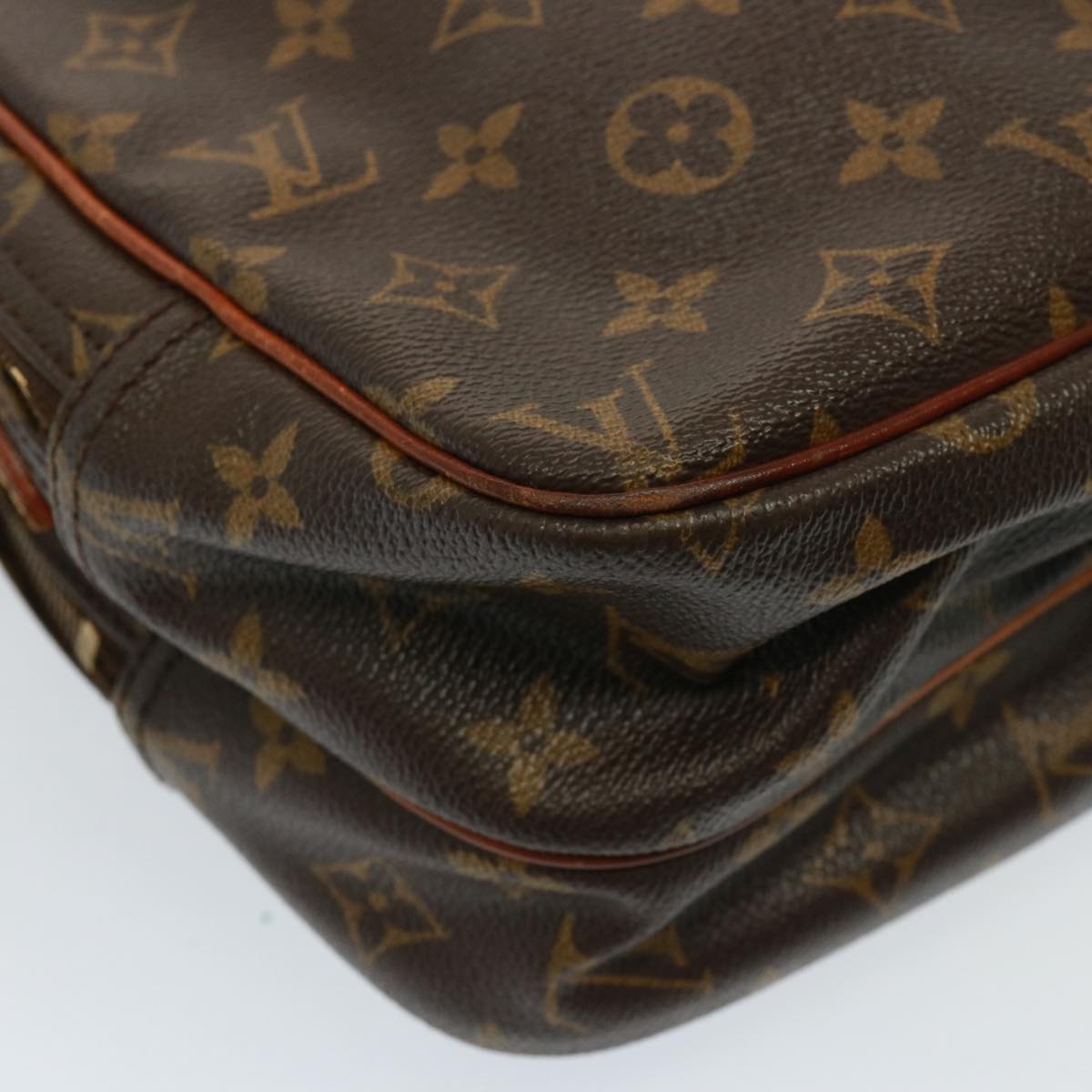 LOUIS VUITTON Monogram Reporter PM Shoulder Bag M45254 LV Auth 78389