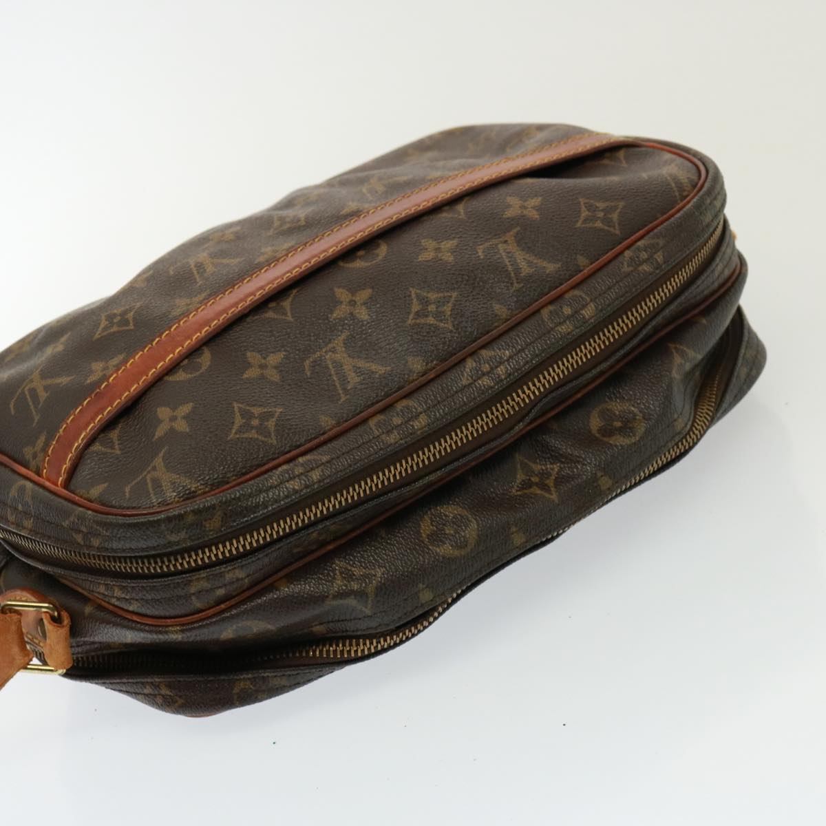 LOUIS VUITTON Monogram Reporter PM Shoulder Bag M45254 LV Auth 78389