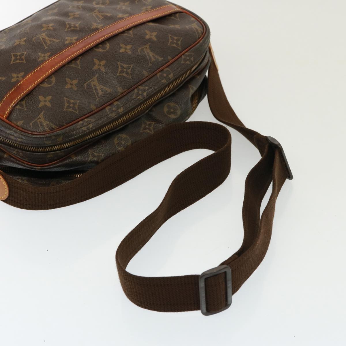 LOUIS VUITTON Monogram Reporter PM Shoulder Bag M45254 LV Auth 78389