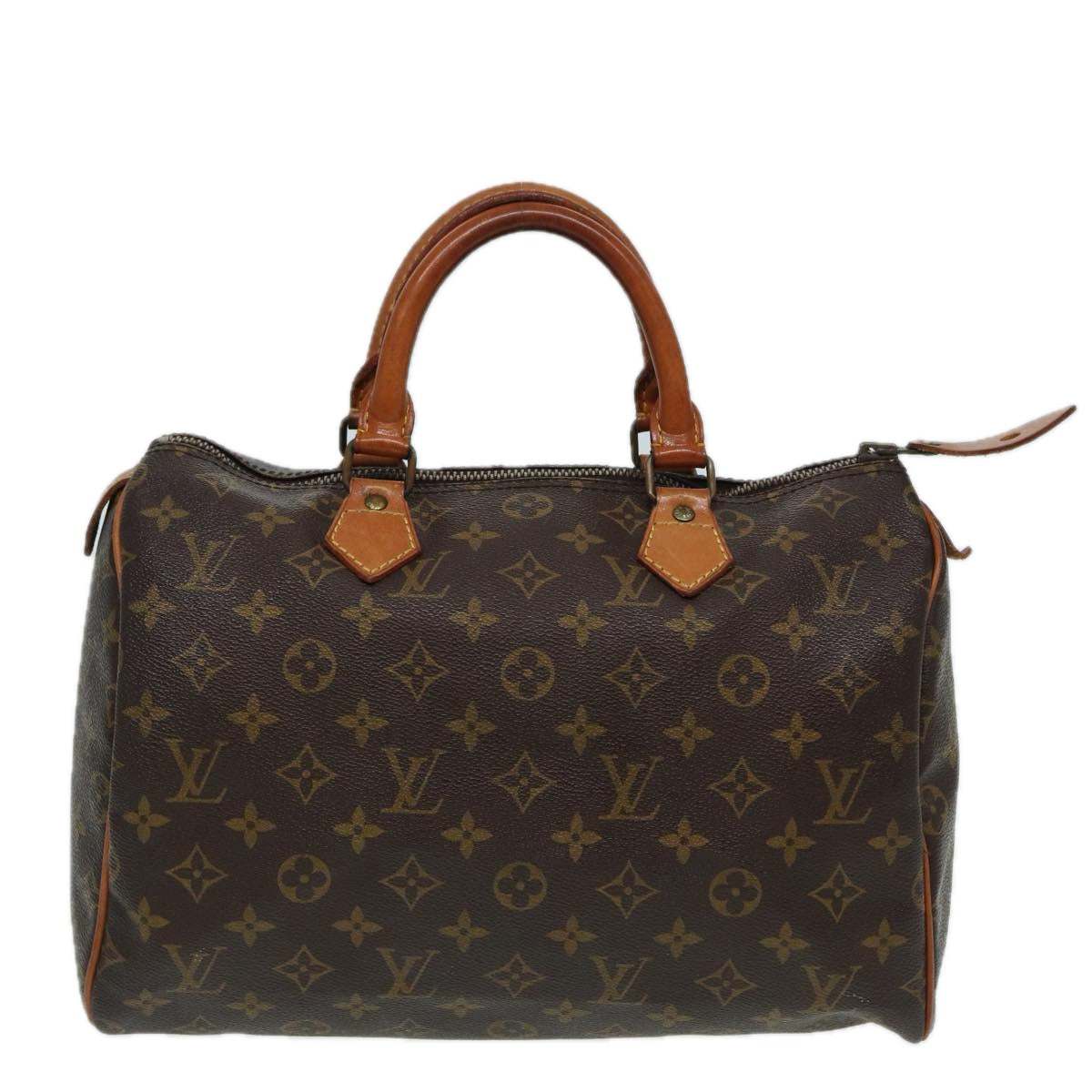 LOUIS VUITTON Monogram Speedy 30 Hand Bag Vintage M41526 LV Auth 78412