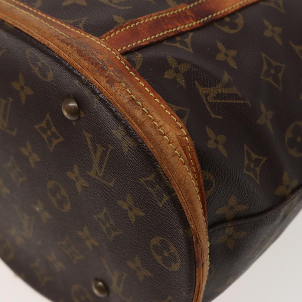 LOUIS VUITTON Monogram Bucket GM Shoulder Bag M42236 LV Auth 78414