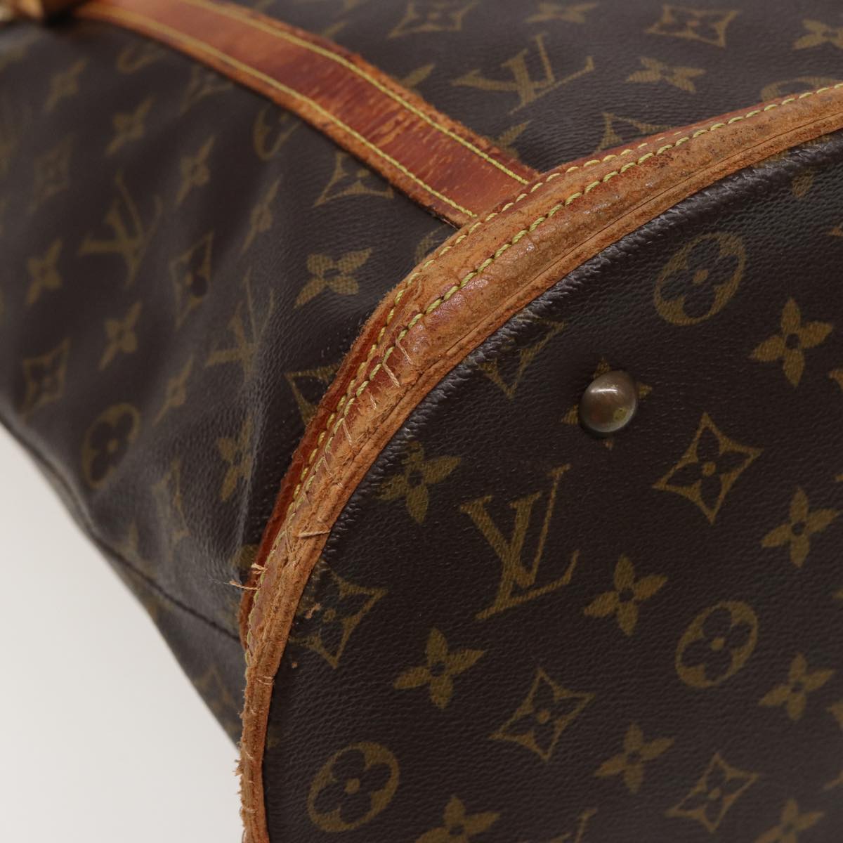 LOUIS VUITTON Monogram Bucket GM Shoulder Bag M42236 LV Auth 78414