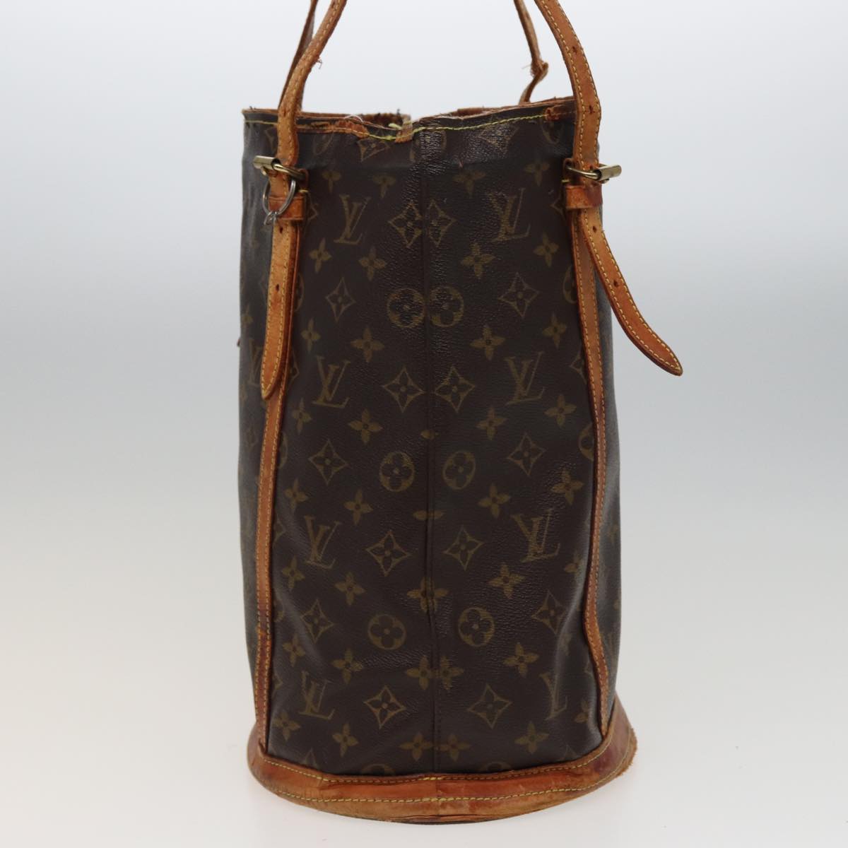 LOUIS VUITTON Monogram Bucket GM Shoulder Bag M42236 LV Auth 78414