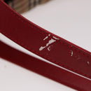 Burberrys Nova Check Tote Bag Canvas Beige Red Auth 78424-8