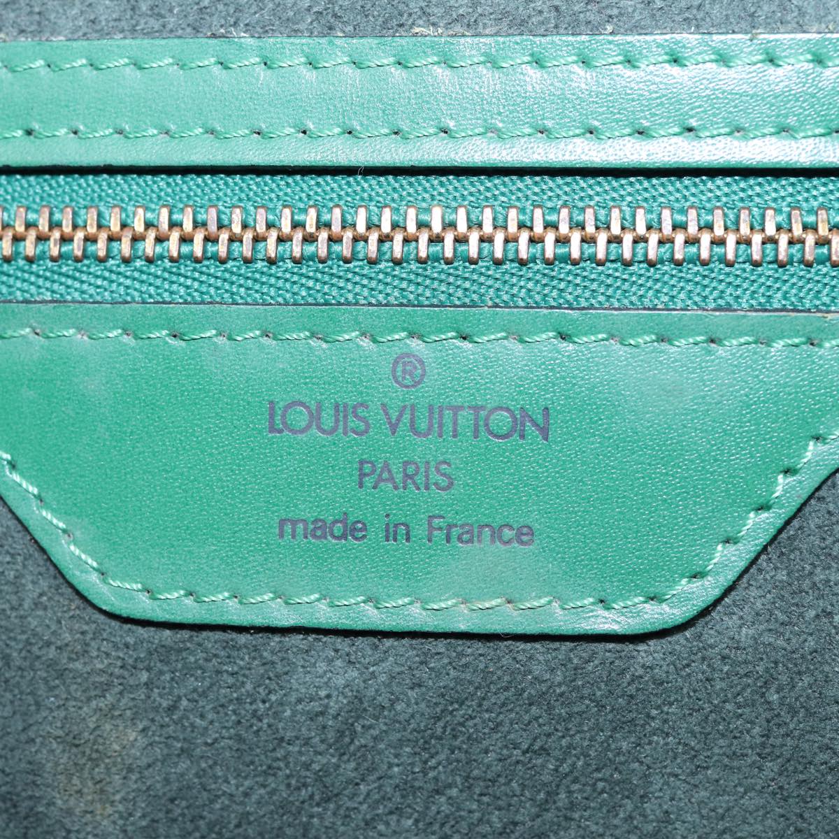 LOUIS VUITTON Epi Saint Jacques Shopping Shoulder Bag Green M52274 LV Auth 78430