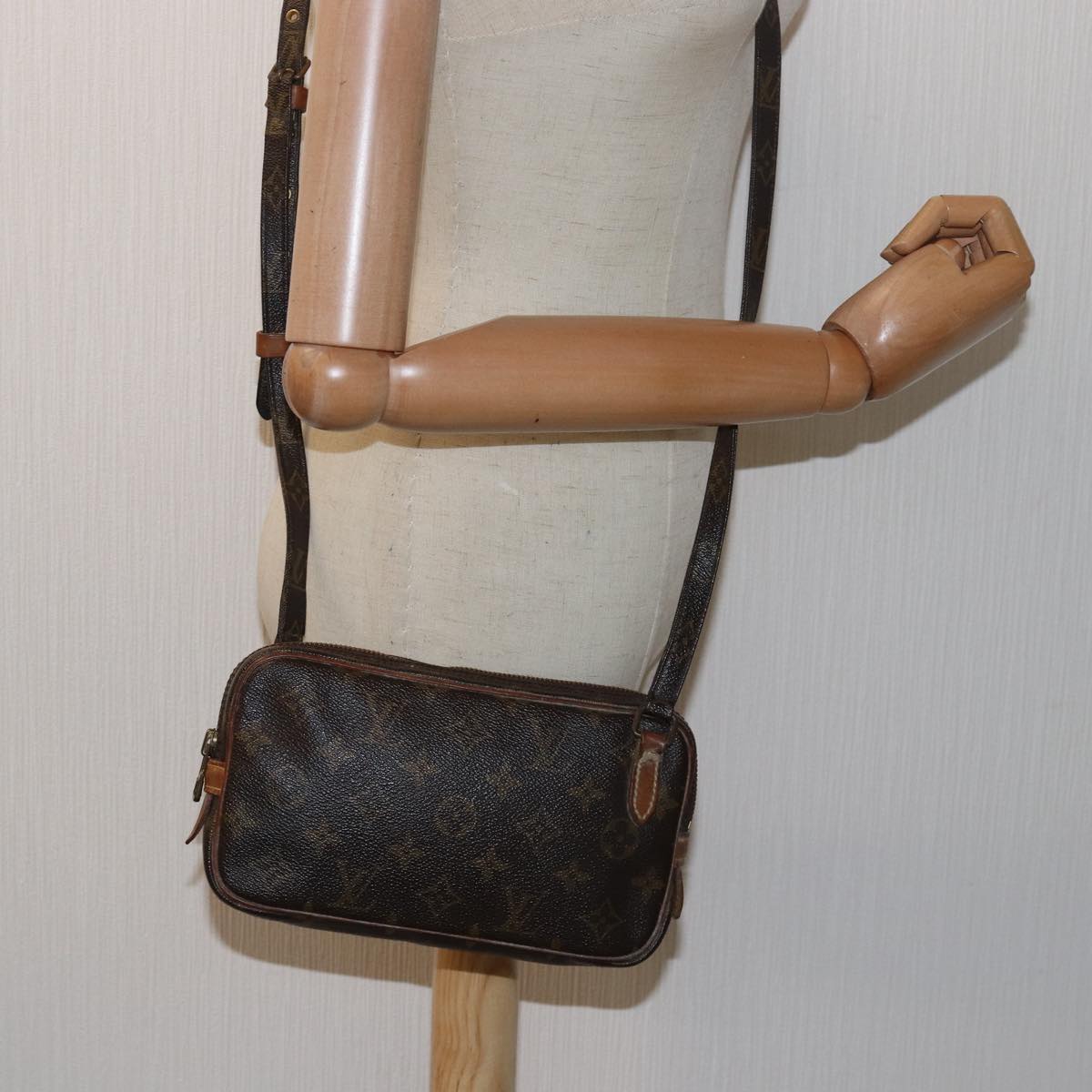 LOUIS VUITTON Monogram Marly Bandouliere Shoulder Bag M51828 LV Auth 78453