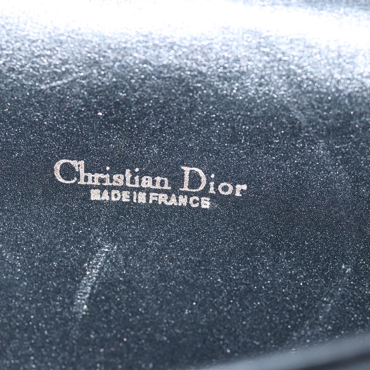 Christian Dior Trotter Canvas Shoulder Bag Black Auth 78459