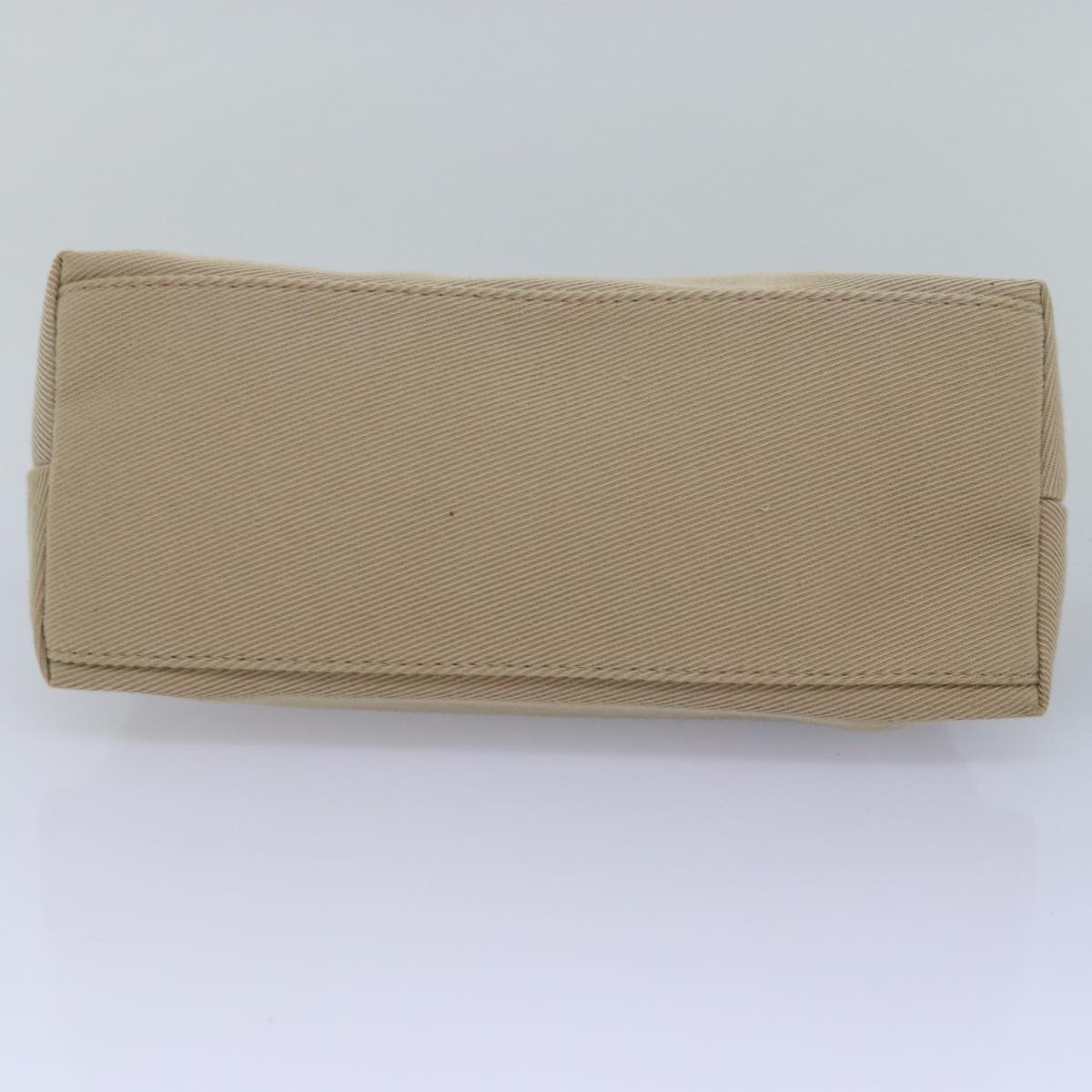 BURBERRY Accessory Pouch Canvas Beige Auth 78474