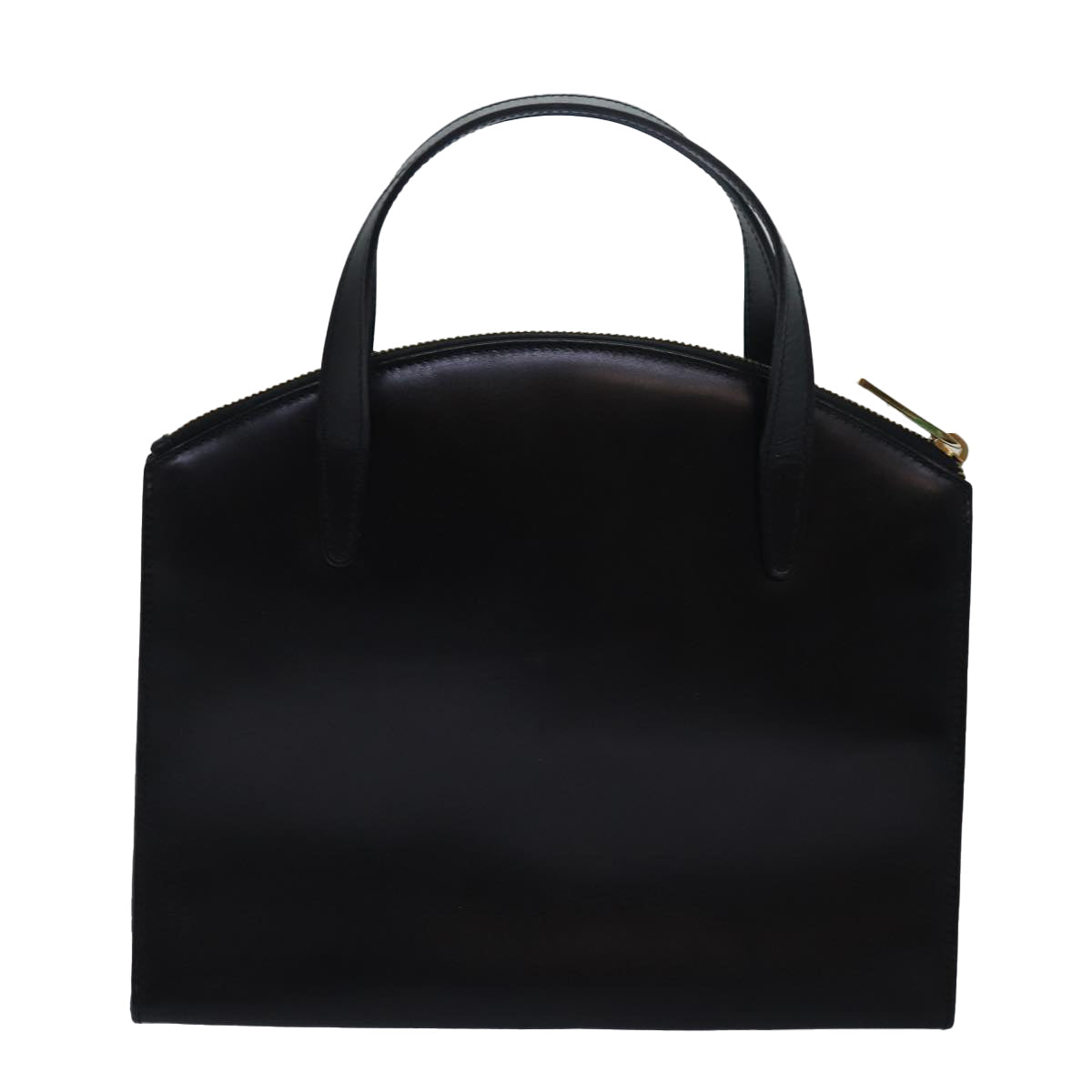 GUCCI Hand Bag Leather Black Auth 78479 - 0