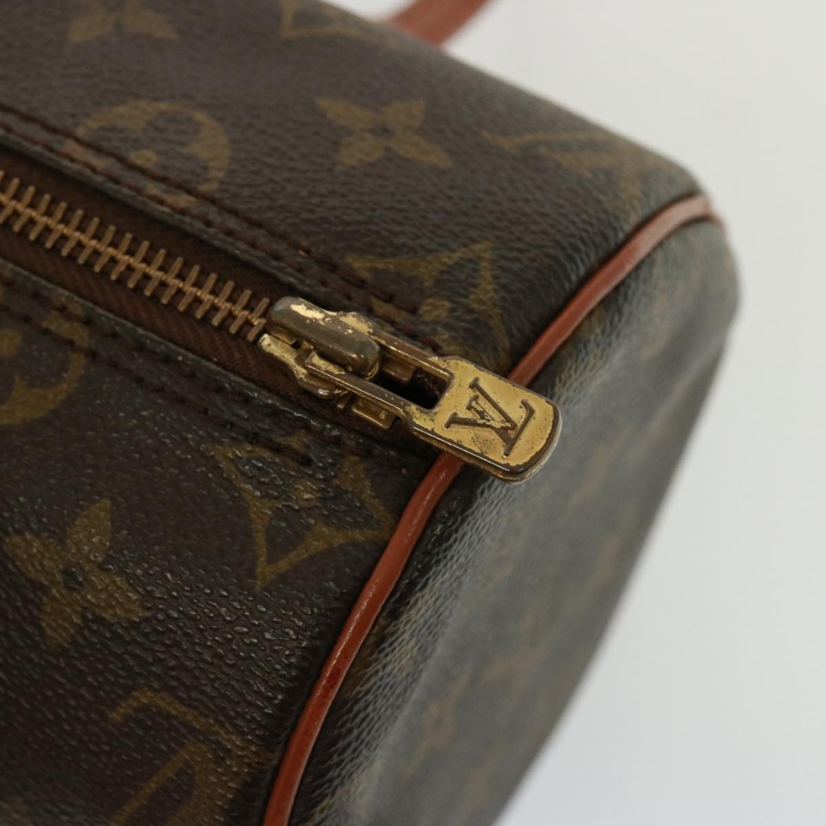 LOUIS VUITTON Monogram Papillon 26 Hand Bag M51386 LV Auth 78480