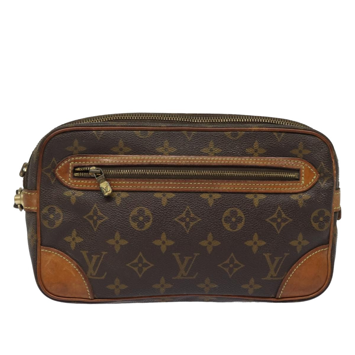 LOUIS VUITTON Monogram Marly Dragonne GM Clutch Bag M51825 LV Auth 78494