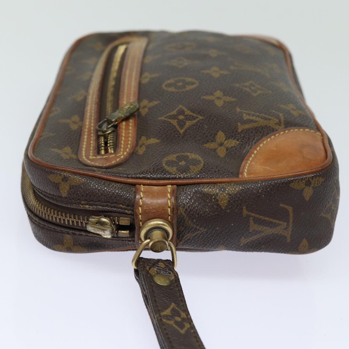 LOUIS VUITTON Monogram Marly Dragonne GM Clutch Bag M51825 LV Auth 78494