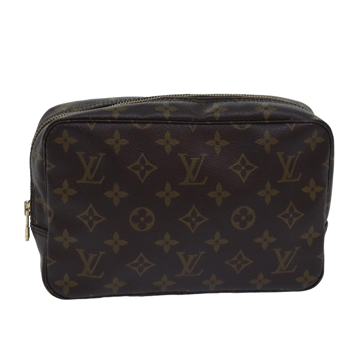 LOUIS VUITTON Monogram Trousse Toilette 23 Clutch Bag M47524 LV Auth 78495