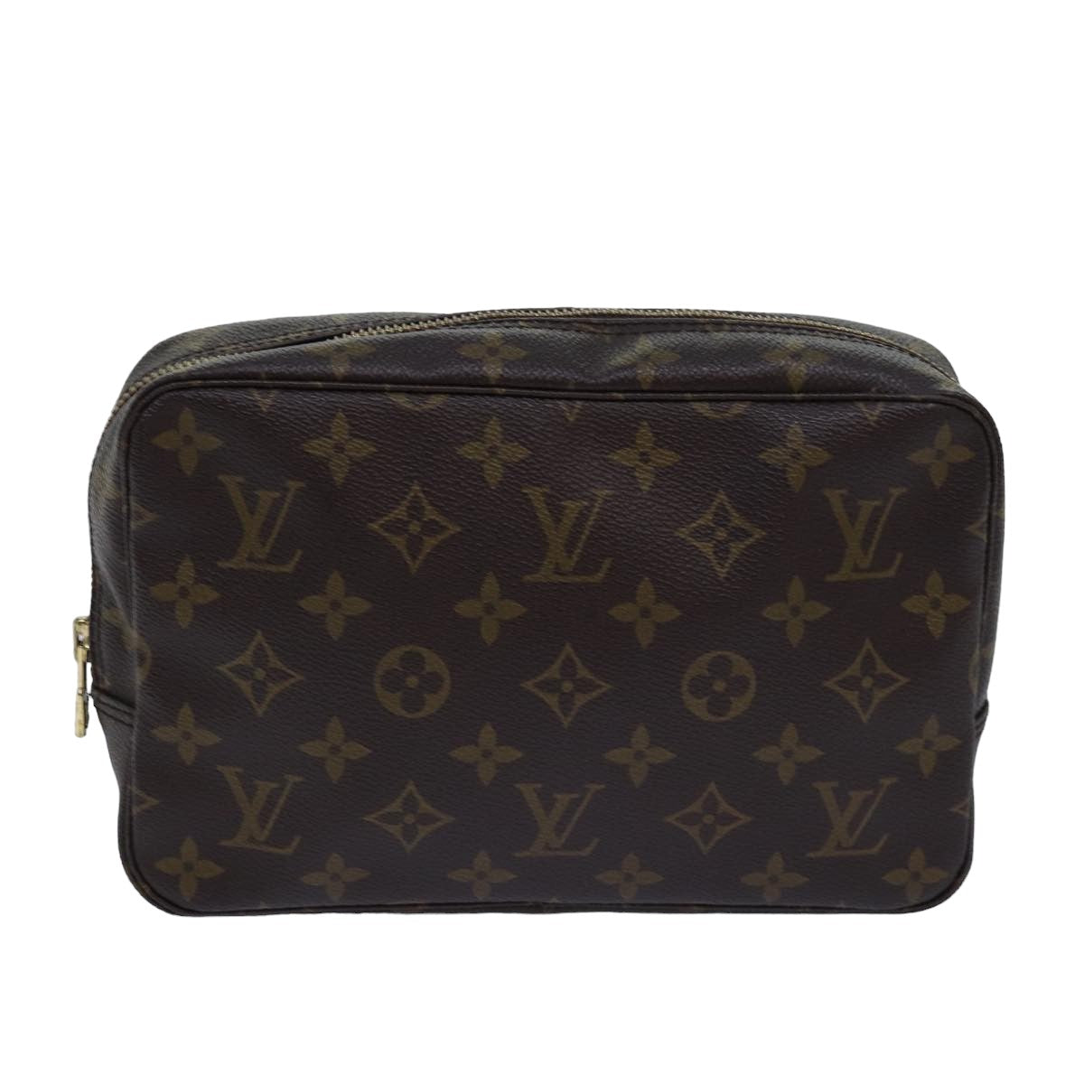 LOUIS VUITTON Monogram Trousse Toilette 23 Clutch Bag M47524 LV Auth 78495