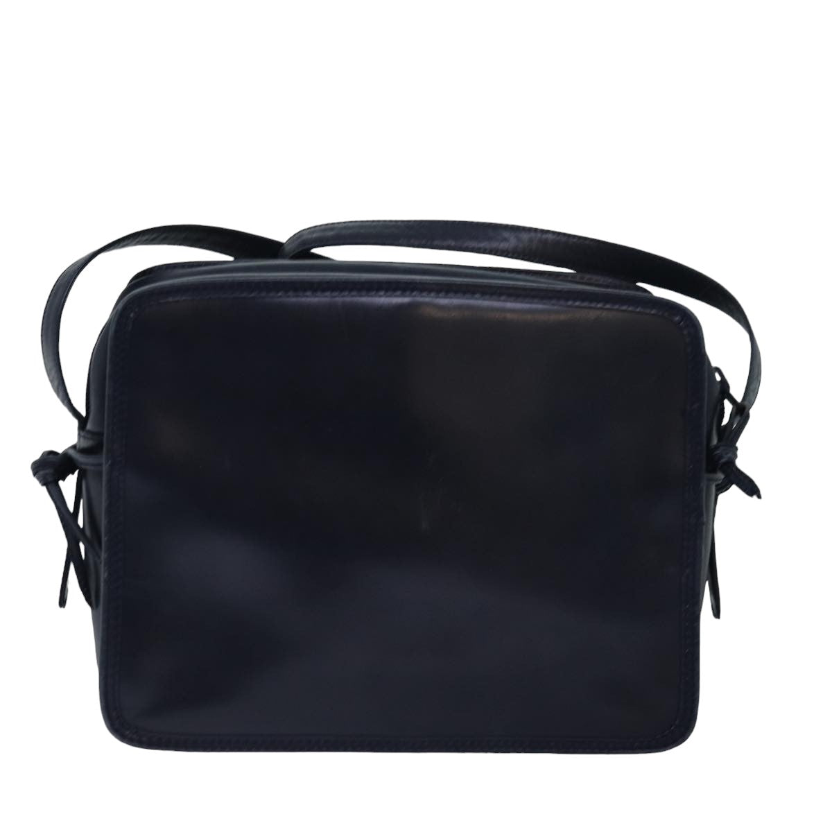 LOEWE Anagram Shoulder Bag Leather Navy Auth 78505 - 0