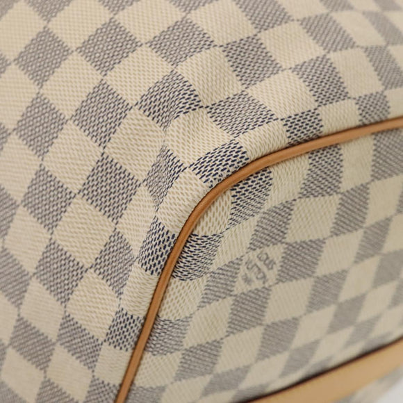 LOUIS VUITTON Damier Azur Keepall Bandouliere 55 Boston Bag N41429 Auth 78568SAV