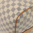 LOUIS VUITTON Damier Azur Keepall Bandouliere 55 Boston Bag N41429 Auth 78568SAV-15