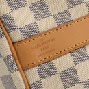 LOUIS VUITTON Damier Azur Keepall Bandouliere 55 Boston Bag N41429 Auth 78568SAV-18