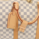 LOUIS VUITTON Damier Azur Keepall Bandouliere 55 Boston Bag N41429 Auth 78568SAV-19