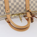 LOUIS VUITTON Damier Azur Keepall Bandouliere 55 Boston Bag N41429 Auth 78568SAV-7