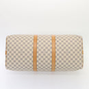 LOUIS VUITTON Damier Azur Keepall Bandouliere 55 Boston Bag N41429 Auth 78568SAV-5