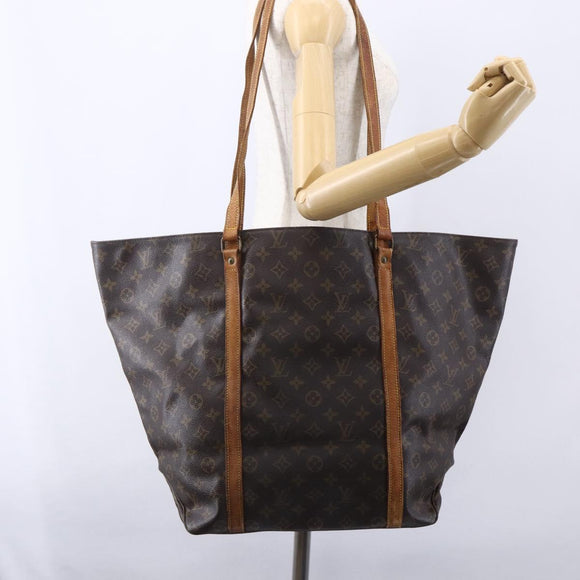 LOUIS VUITTON Monogram Sac Shopping GM Tote Bag M51110 LV Auth 78569