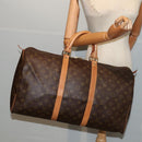 LOUIS VUITTON Monogram Keepall 50 Boston Bag M41426 LV Auth 78572-23