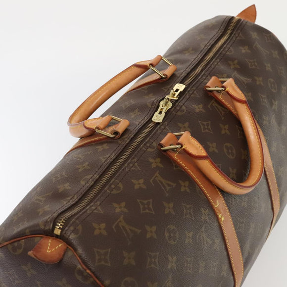 LOUIS VUITTON Monogram Keepall 50 Boston Bag M41426 LV Auth 78572