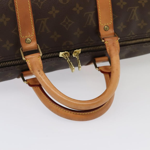 LOUIS VUITTON Monogram Keepall 50 Boston Bag M41426 LV Auth 78572