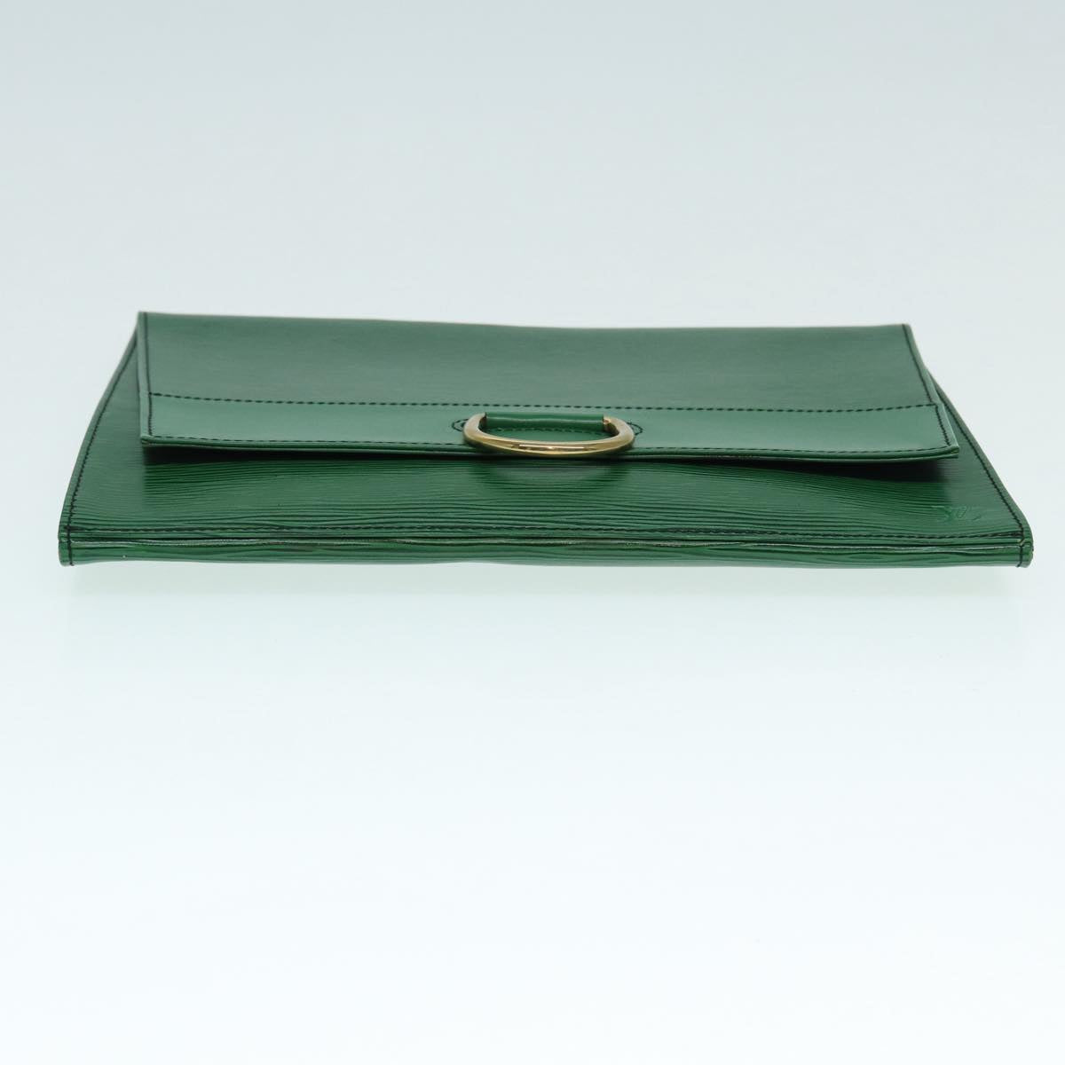 LOUIS VUITTON Epi Jena Clutch Bag Green M52724 LV Auth 78574