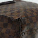 LOUIS VUITTON Damier Ebene Sac Plat Hand Bag N51140 LV Auth 78575-8