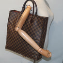 LOUIS VUITTON Damier Ebene Sac Plat Hand Bag N51140 LV Auth 78575-22