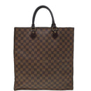LOUIS VUITTON Damier Ebene Sac Plat Hand Bag N51140 LV Auth 78575-13
