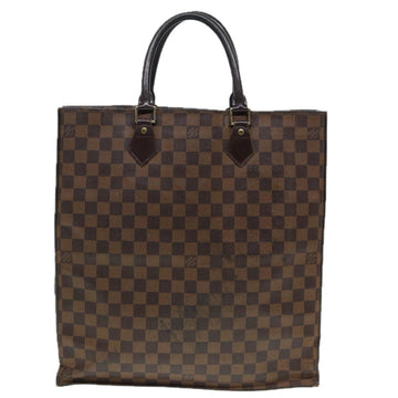 LOUIS VUITTON Damier Ebene Sac Plat Hand Bag N51140 LV Auth 78575 - 0
