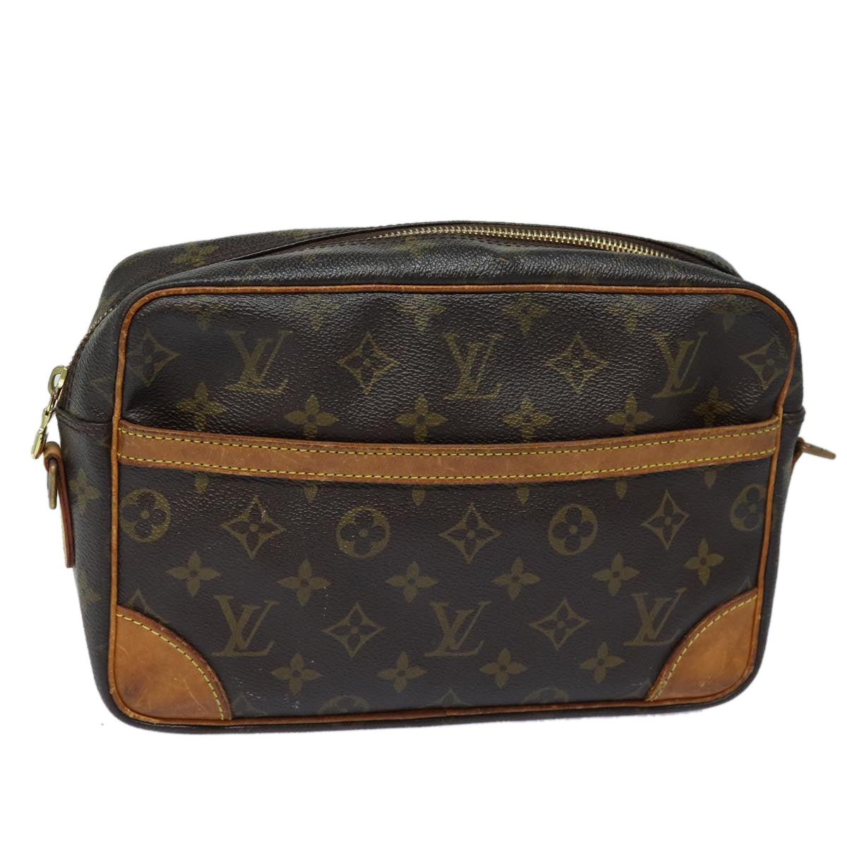 LOUIS VUITTON Monogram Trocadero 27 Shoulder Bag M51274 LV Auth 78578