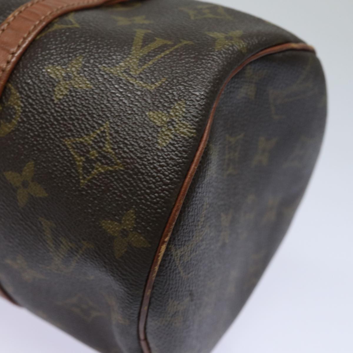 LOUIS VUITTON Monogram Papillon 30 Hand Bag M51385 LV Auth 78580