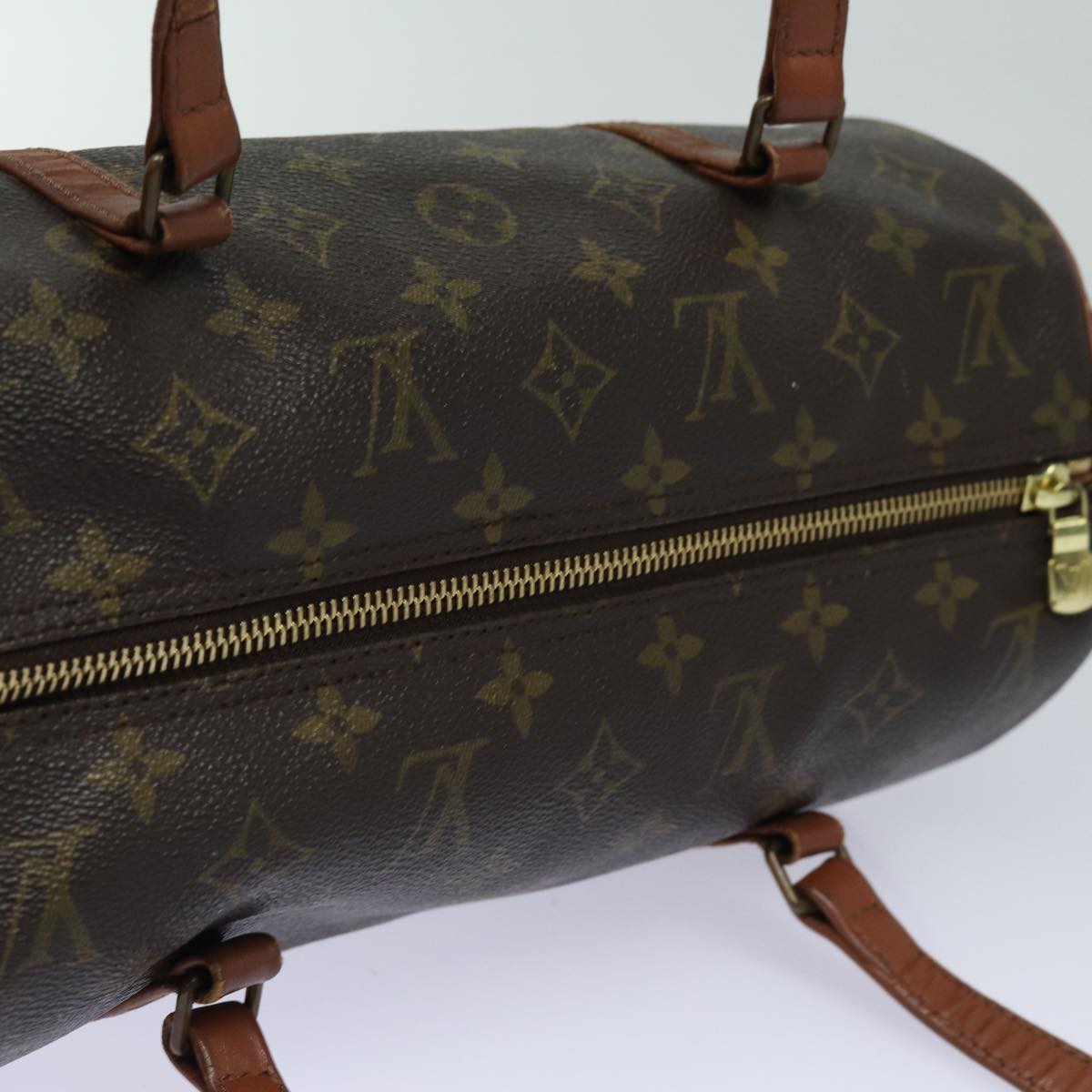 LOUIS VUITTON Monogram Papillon 30 Hand Bag M51385 LV Auth 78580