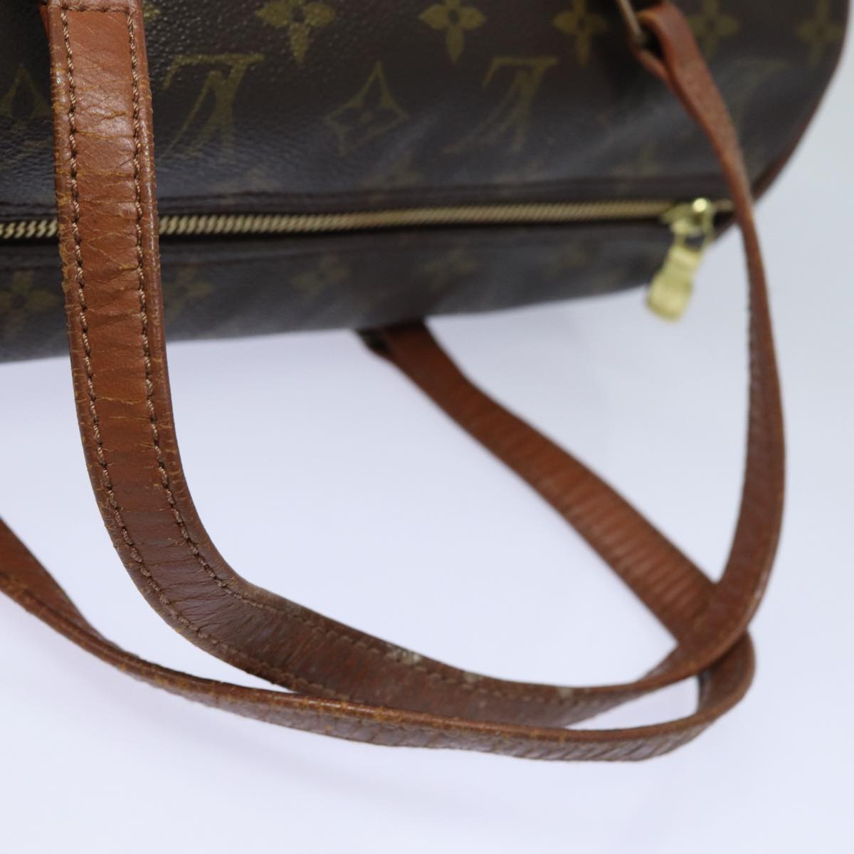 LOUIS VUITTON Monogram Papillon 30 Hand Bag M51385 LV Auth 78580