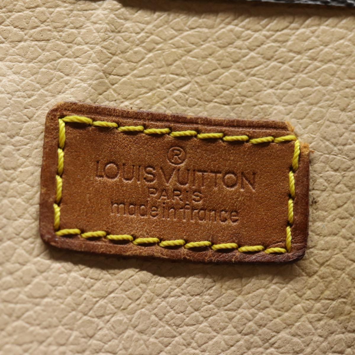 LOUIS VUITTON Monogram Sac Plat Hand Bag M51140 LV Auth 78583