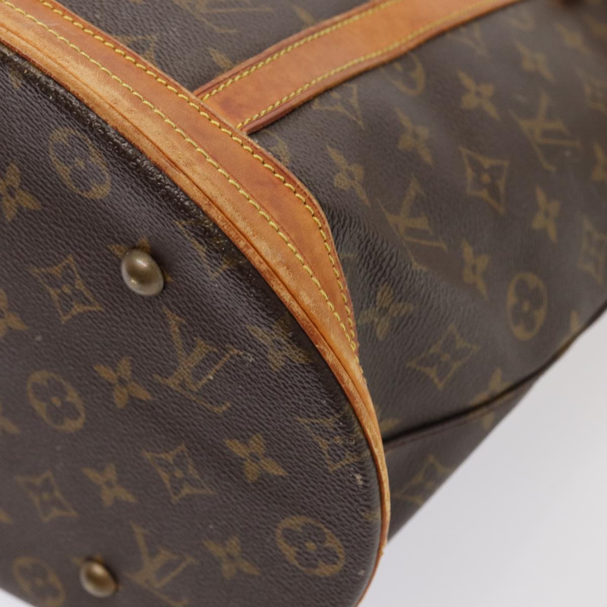 LOUIS VUITTON Monogram Bucket GM Shoulder Bag M42236 LV Auth 78586