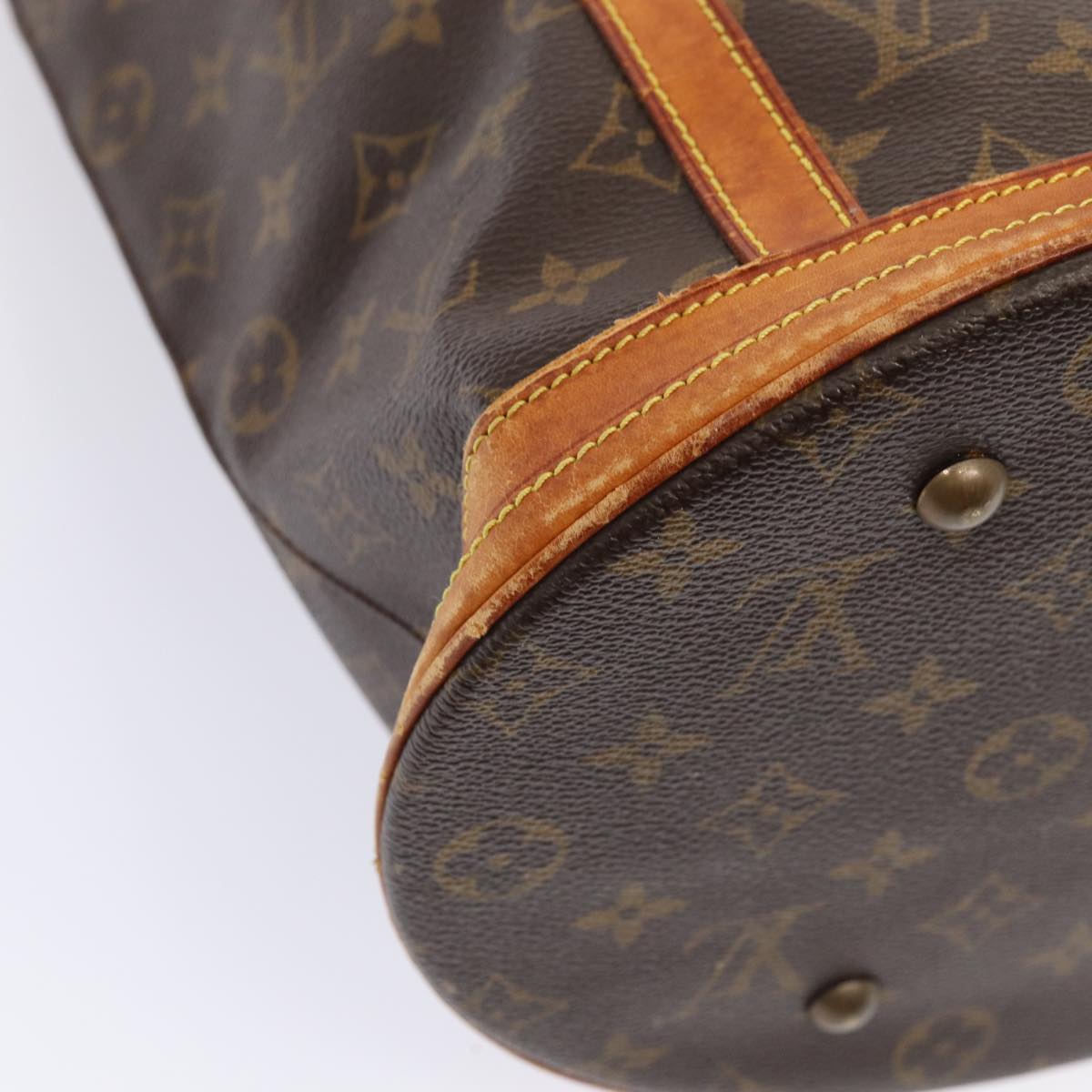 LOUIS VUITTON Monogram Bucket GM Shoulder Bag M42236 LV Auth 78586